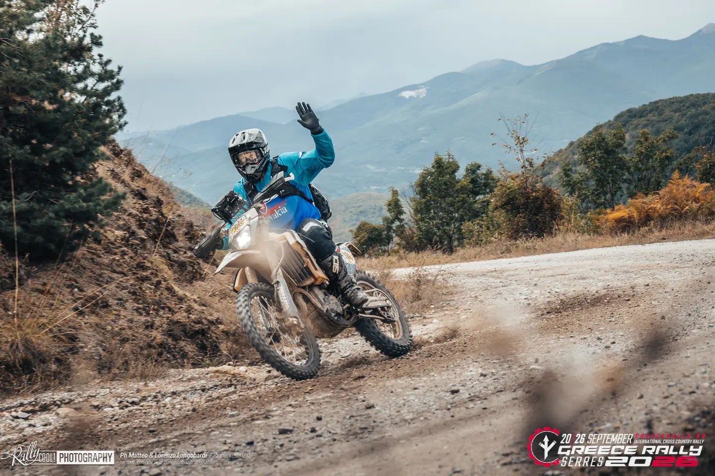 Matúš K. na trati Greece Rally 2026